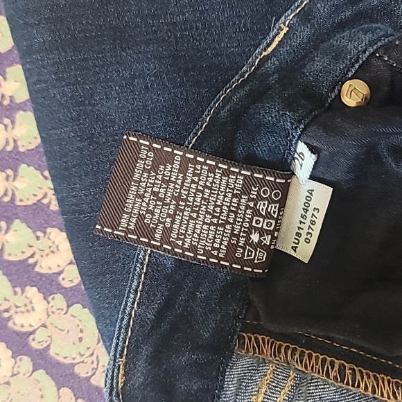 7FAM Kimmie Crop Jeans Stretch Denim - Picture 9 of 9